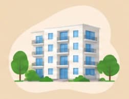Illustration d’un immeuble d’habitation en copropriété