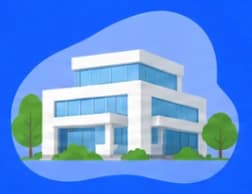 Illustration d’un bâtiment de bureaux