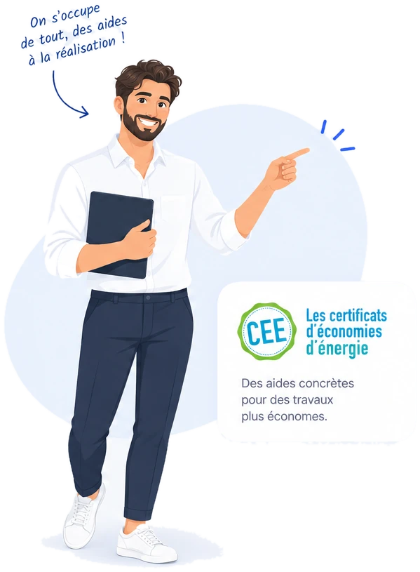 Conseiller Garantea Énergie : on s’occupe de tout, des aides à la réalisation. Les certificats d’économies d’énergie, des aides concrètes pour des travaux plus économes.