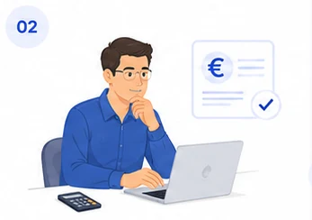 Étape 2 : un conseiller calcule les aides possibles