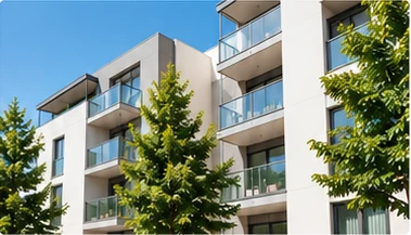 Immeuble rénové, chantier terminé