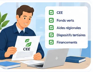 Un conseiller monte le dossier CEE et les financements du bâtiment