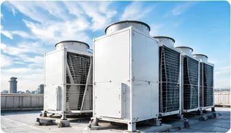 Groupes de production de froid installés en toiture